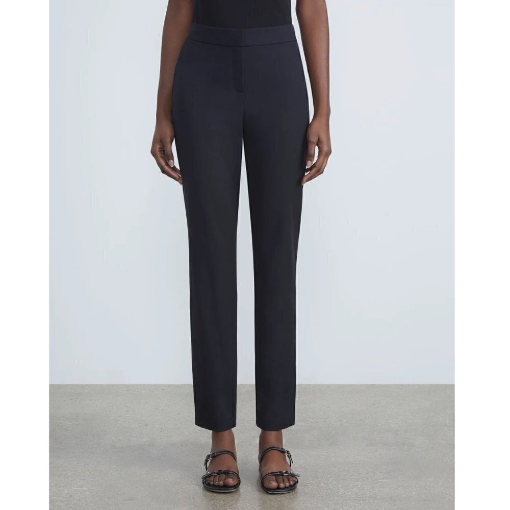 LAFAYETTE 148 PLUS-SIZE STRETCH TWILL MANHATTAN SKINNY ANKLE PANT